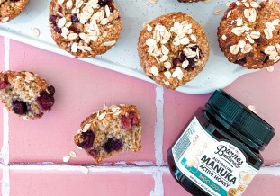 Healthy Berry Breakfast Muffins